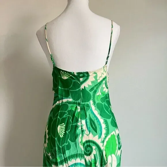 Anthropologie Farm Rio Tropical Groove Circle Cut Out Midi Dress Small - Picture 8 of 12